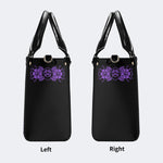 Forest Outside The Window - Leather Handbag