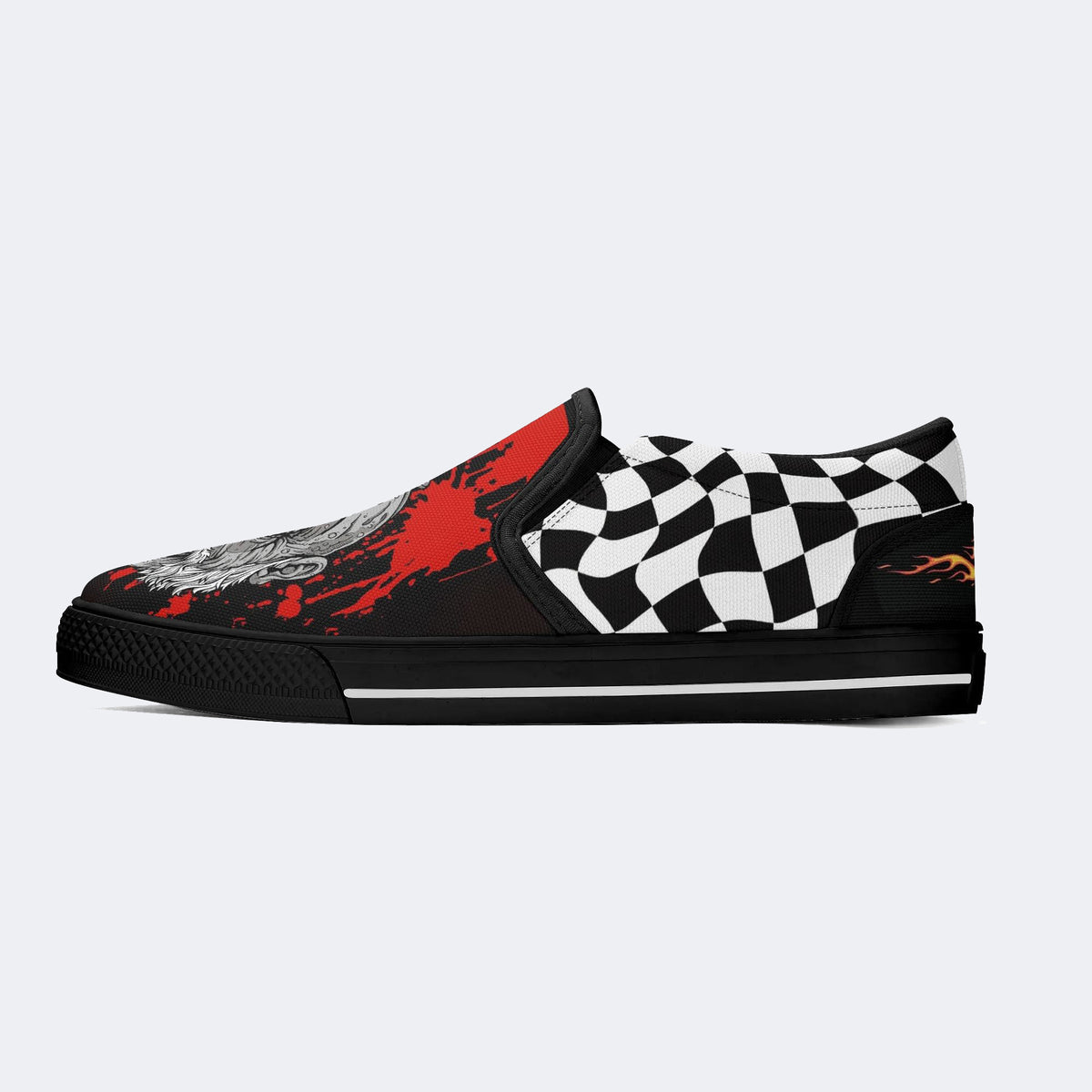 Unisex Horror Movie Print - Slip On Shoes