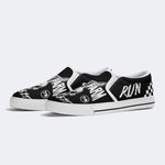 Unisex Run Rabbit Run Print - Slip On Shoes