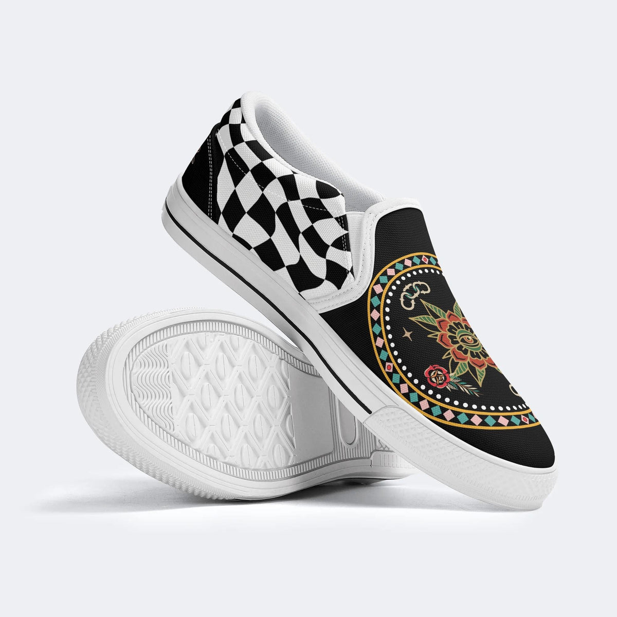 Blooming Eye - Slip On Shoes