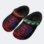 Unisex Horror Movies Print - Fur Lined Slippers/Sandals