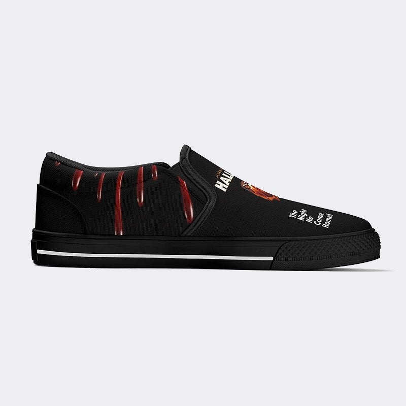 Unisex Horror Print - Slip On Shoes