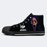 Scream The Grim Reaper Is Coming - High Top Canvas