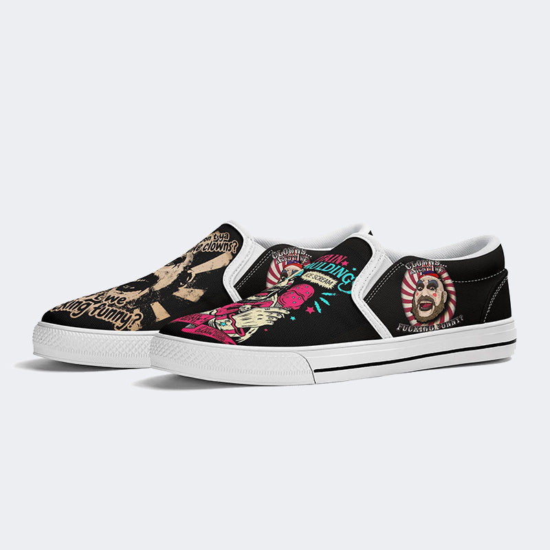 Horror Print - Slip On Shoes