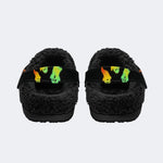 Creepy Ghost Jacko - Fur Lined Slippers/Sandals
