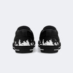 Heart Rose Butterfly Print - Slip On Shoes