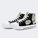 Unisex Tarman Totenkopf Druck - High Top Canvas