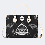 Retro Ghost Eye - Leather Handbag