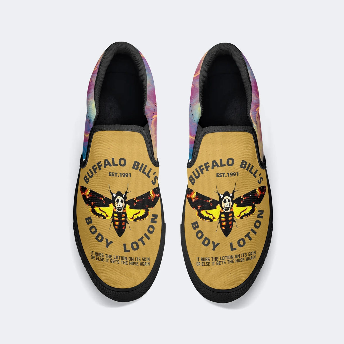 Body Lotion Surreal Death Moth - Slip On Shoes