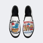 Unisex Food Print - Slip On Shoes