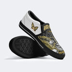 Unisex Wing&Skull&Cross Print - Slip On Shoes