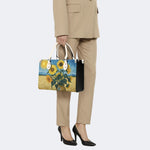 Van Gogh Sunflower Print Handbag Factory Direct Sales