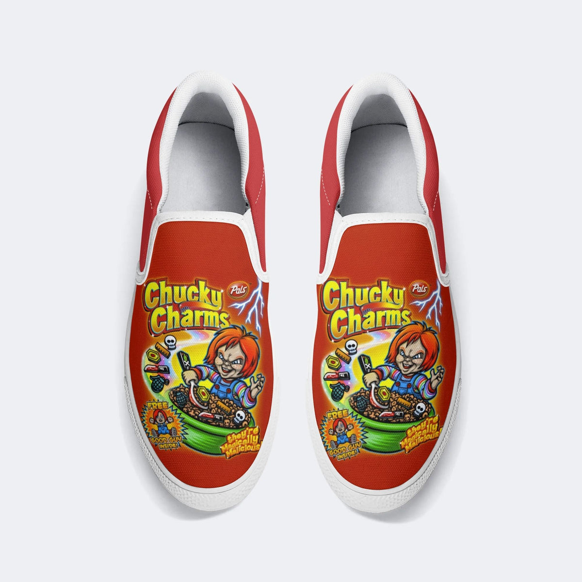 Chucky Charms Print - Slip On Shoes