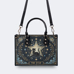 Black Cat Star Tarot Print Handbag Factory Direct Sales