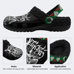 Melodic Death Metal Print - Fur Lined Slippers