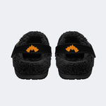 Pumpkin Ghost Skull - Fur Lined Slippers/Sandals