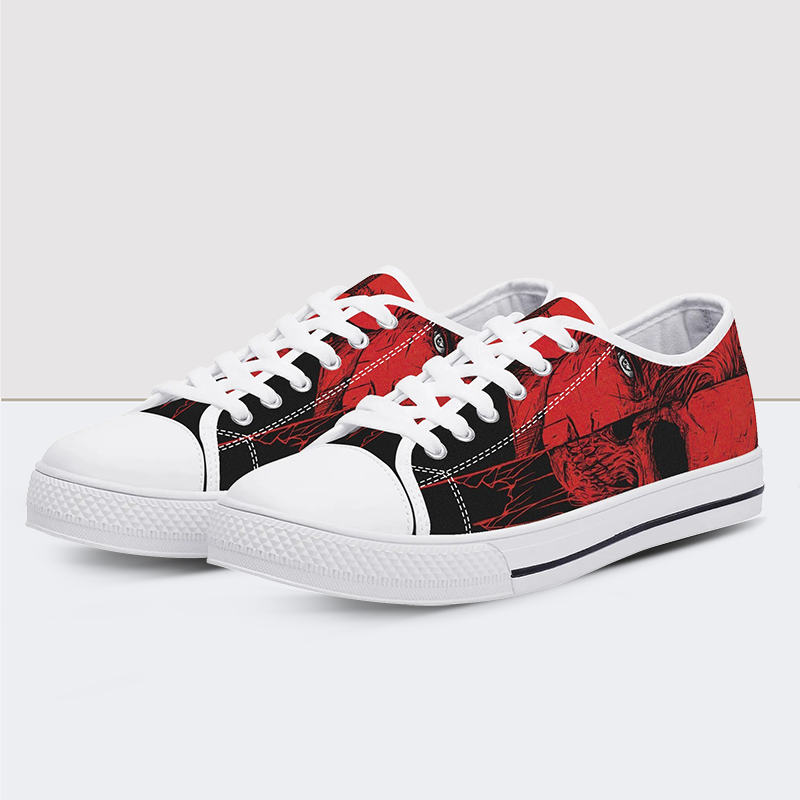 I'm the Red Skull Low Top Canvas Shoes