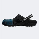 Shark And Skull - Fur Lined Slippers/Sandals