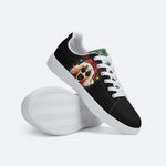 Horror Santa Claus Ghostface Print - Skateboard Sneakers