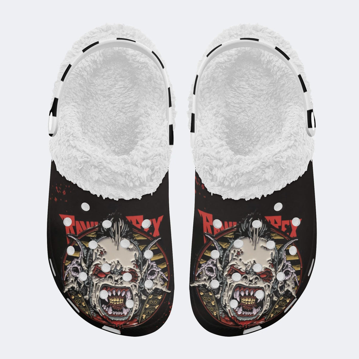 Rawhead Rex Classic Retro - Fur Lined Slippers/Sandals