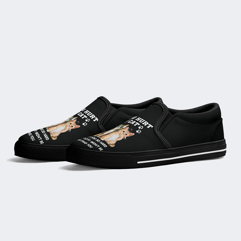 Cat Art Print - Slip On Shoes