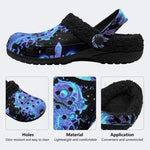 Neon Tentacle Monster - Fur Lined Slippers/Sandals