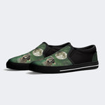 Three Raccoons Vintage Graphic - Slip On Shoes