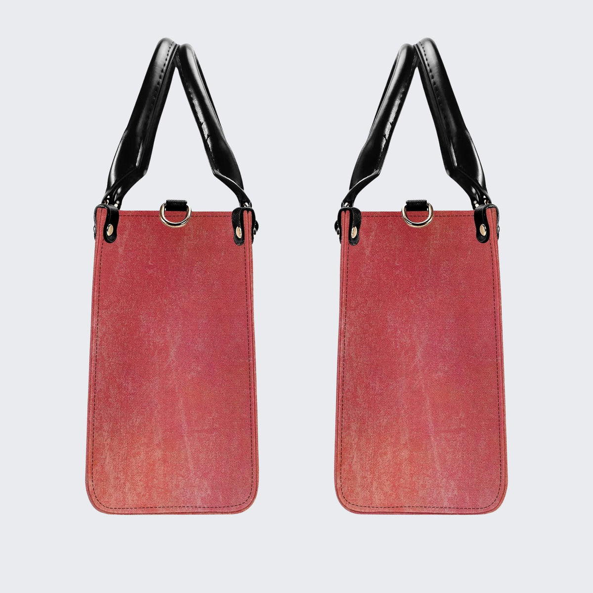 Retro Smoking Cat - Leather Handbag