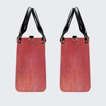 Retro Smoking Cat - Leather Handbag