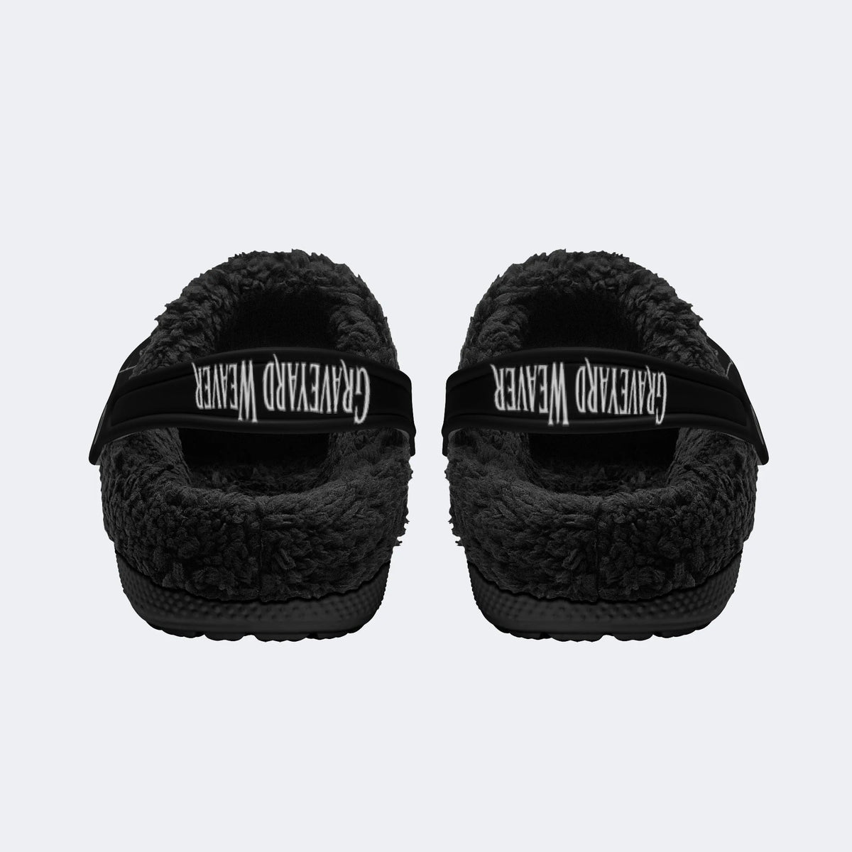 Dark Graveyard Weaver - Fur Lined Slippers/Sandals