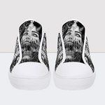 Cranial Extraction Skull Low Top Canvas Shoes