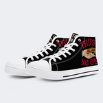 Unisex Trust No One Print - High Top Canvas