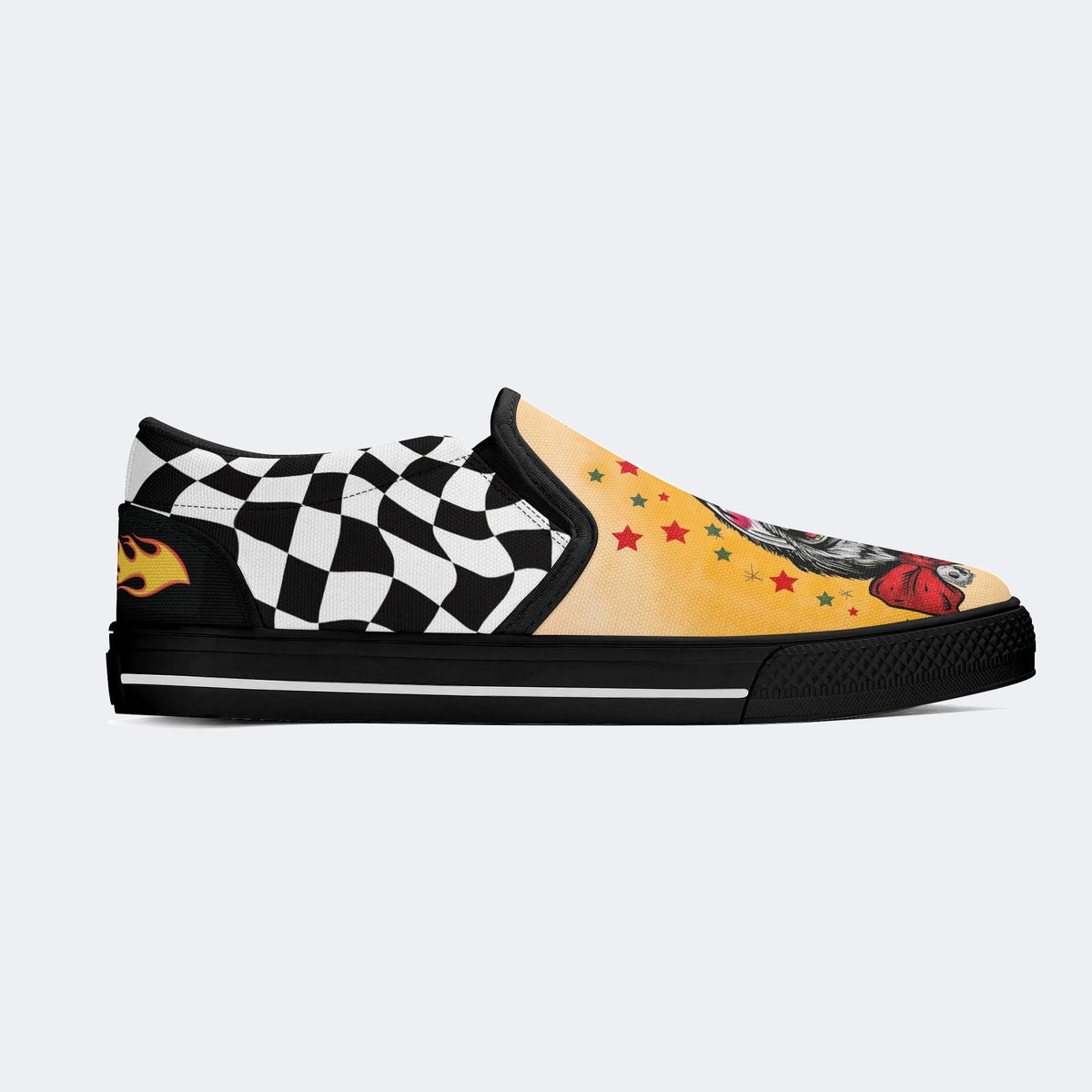 Unisex Horror Movie Print - Slip On Shoes