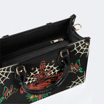 Trust No One Snake Print - Leather Handbag