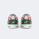 Horror Santa Claus Ghostface Print - Slip On Shoes