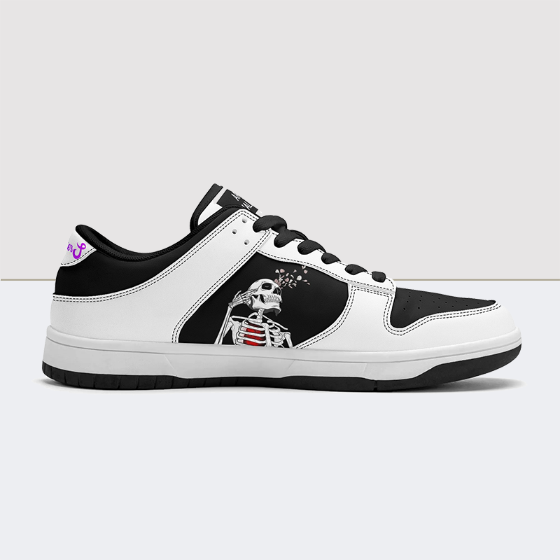 Reißt mich auseinander Dunk Low Leder Sneakers 