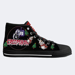 Horror Movie Vintage Graphic Print - High Top Canvas