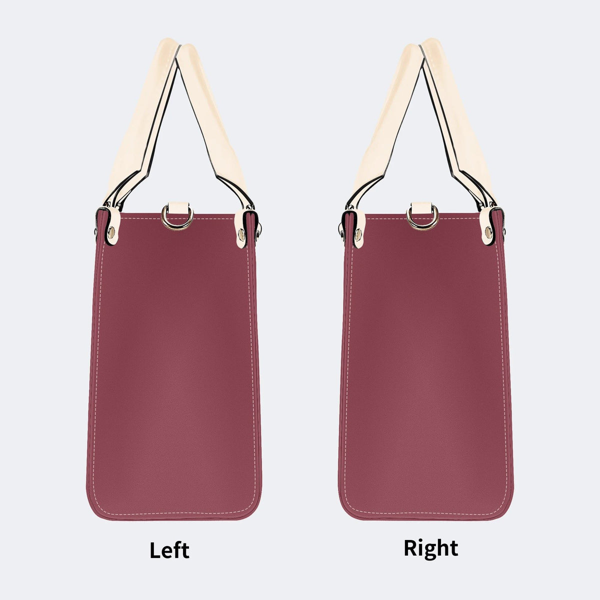 Inscribed Viper Print - Leather Handbag