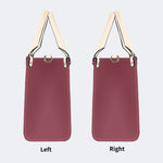Inscribed Viper Print - Leather Handbag