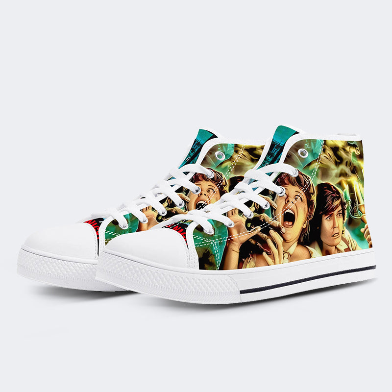 Unisex Horror-Druck - High Top Canvas