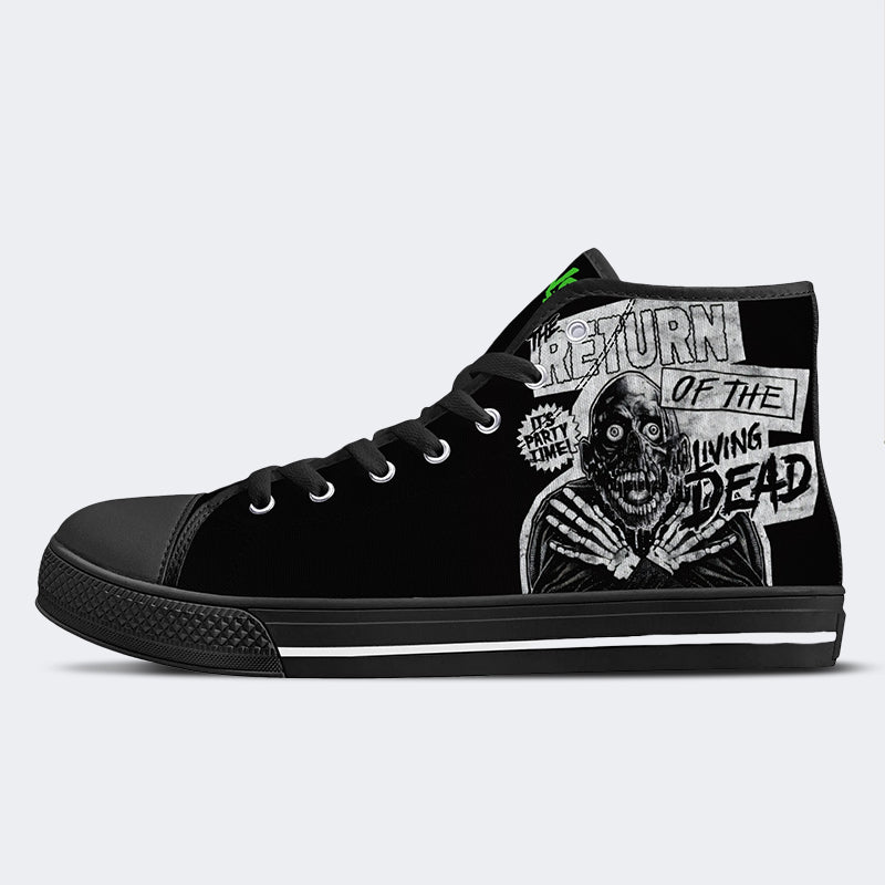 Unisex Horror-Druck - High Top Canvas