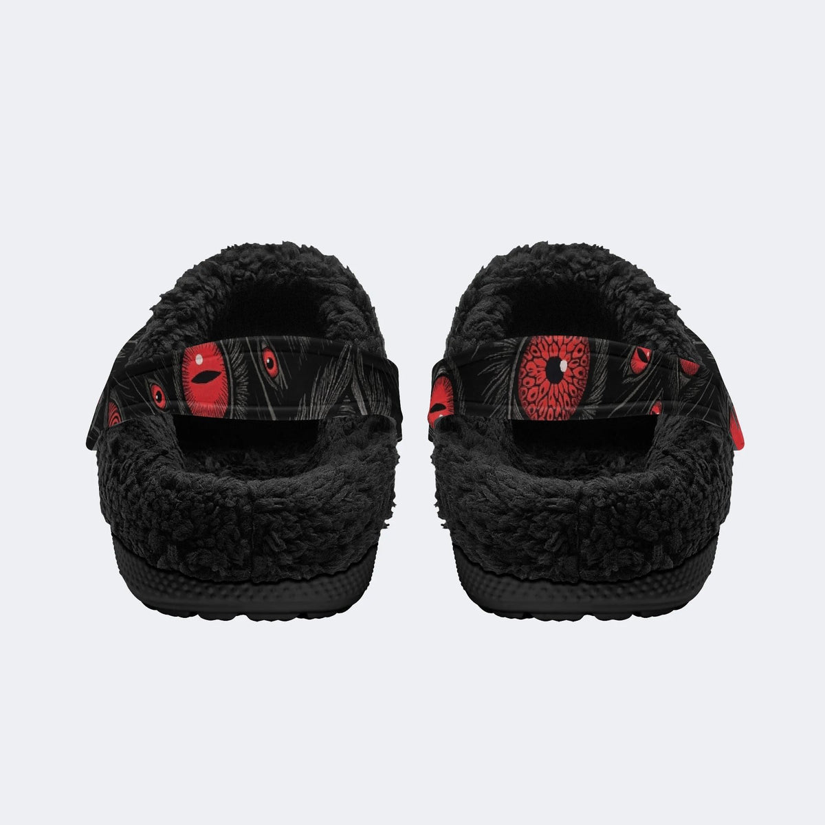 Abyss Eyes - Fur Lined Slippers/Sandals
