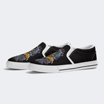 Skull Graphic Print - Slip On Shoes