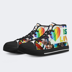 Pride Month High Top Canvas Shoes