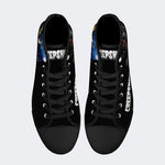 Horror Movie Vintage Graphic - High Top Canvas