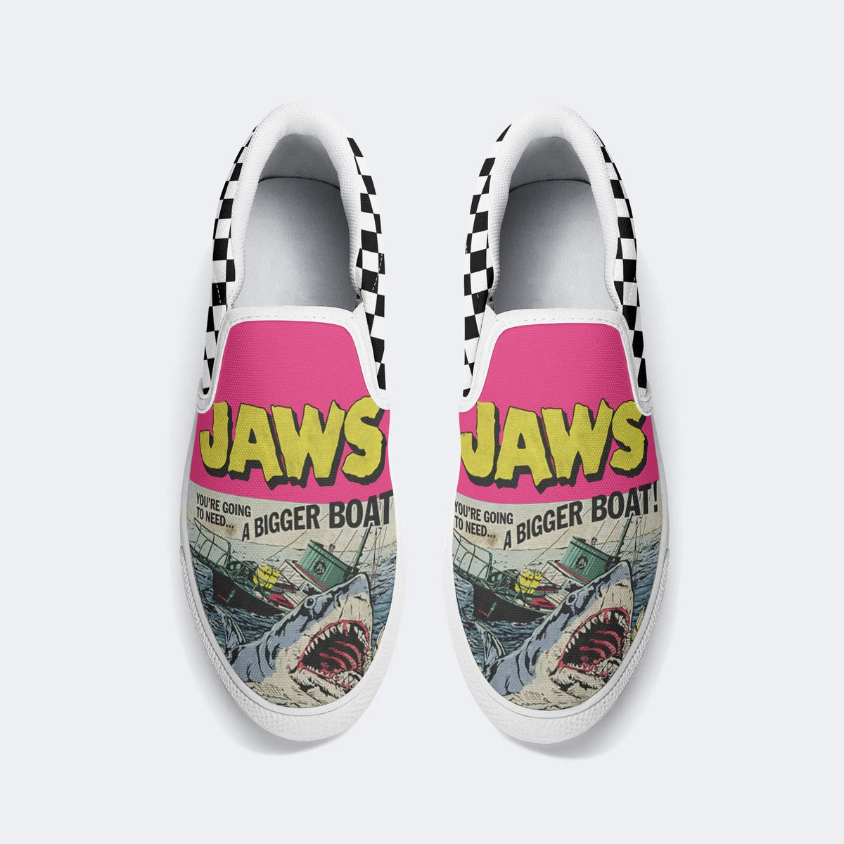 Quint's Shark Fishing Jaws Retro - Slip On Shoes