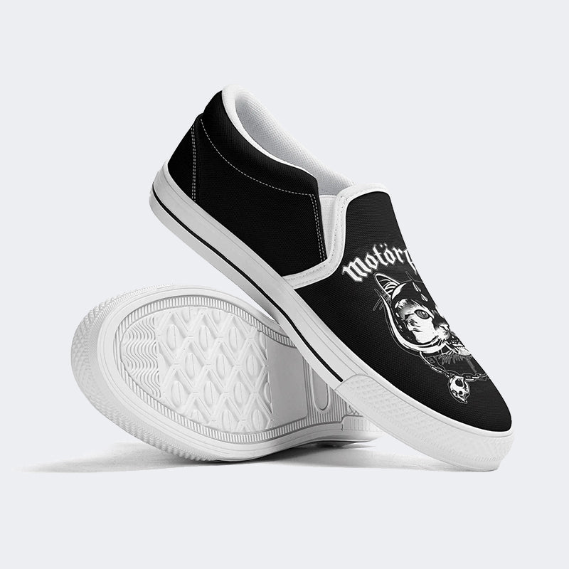 Motorpurr Print - Slip On Shoes