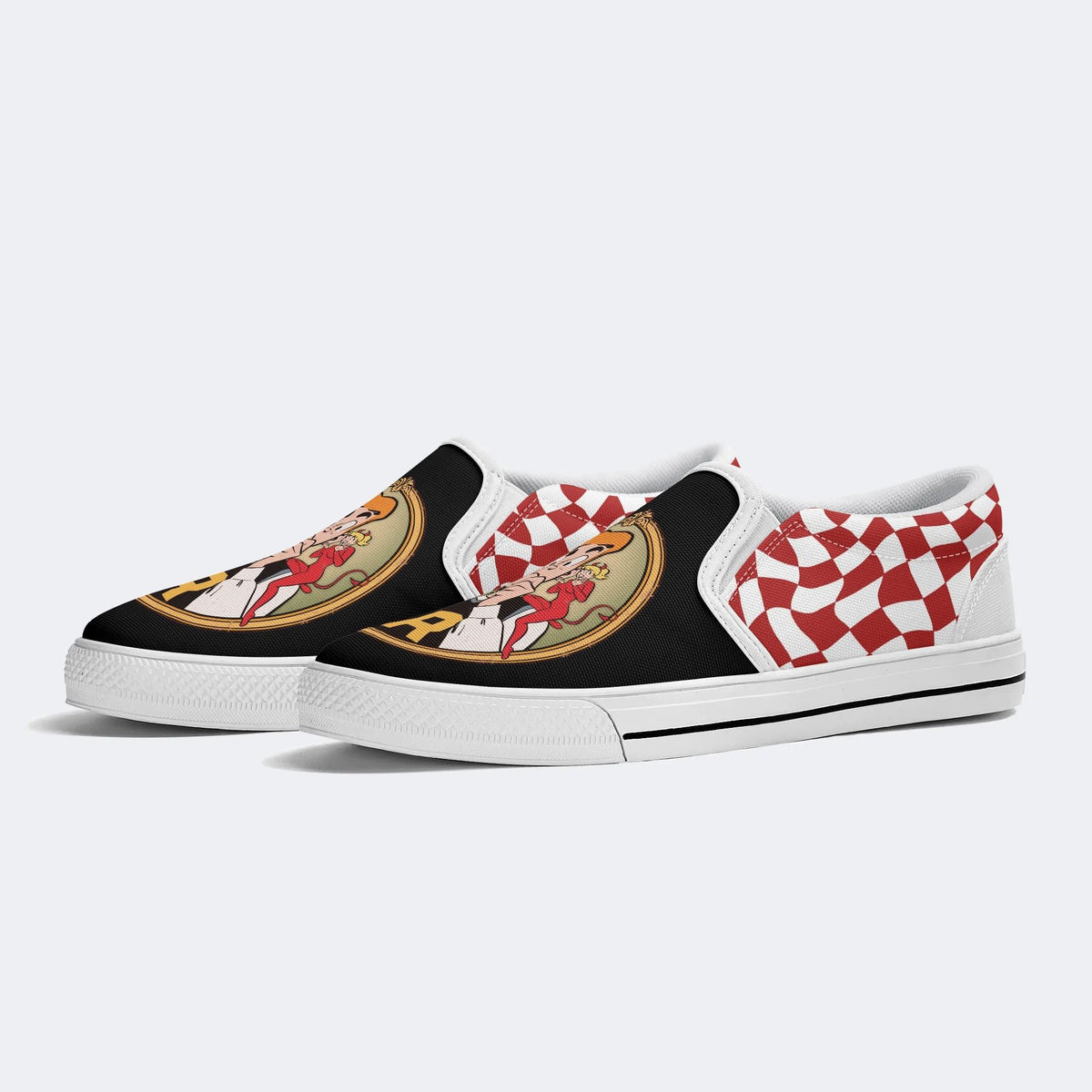 Comics Print - Slip On Shoes