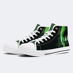 Horror Movie Printed - High Top Canvas