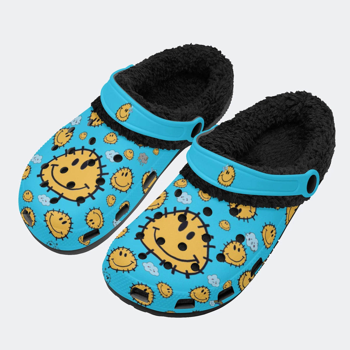 Always Happy - Fur Lined Slippers/Sandals